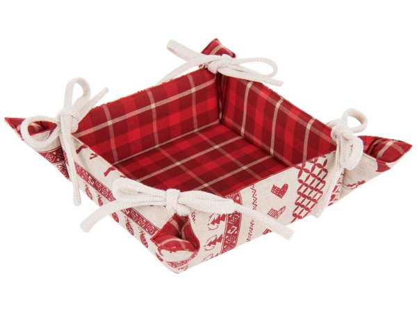 Brotkorb Nordic Ren mit Wendemuster | Homeimpressions