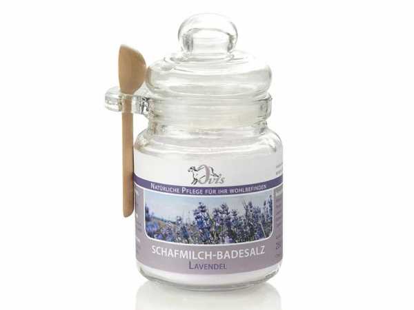 Schafmilch-Badesalz Lavendel im Glas 280 g