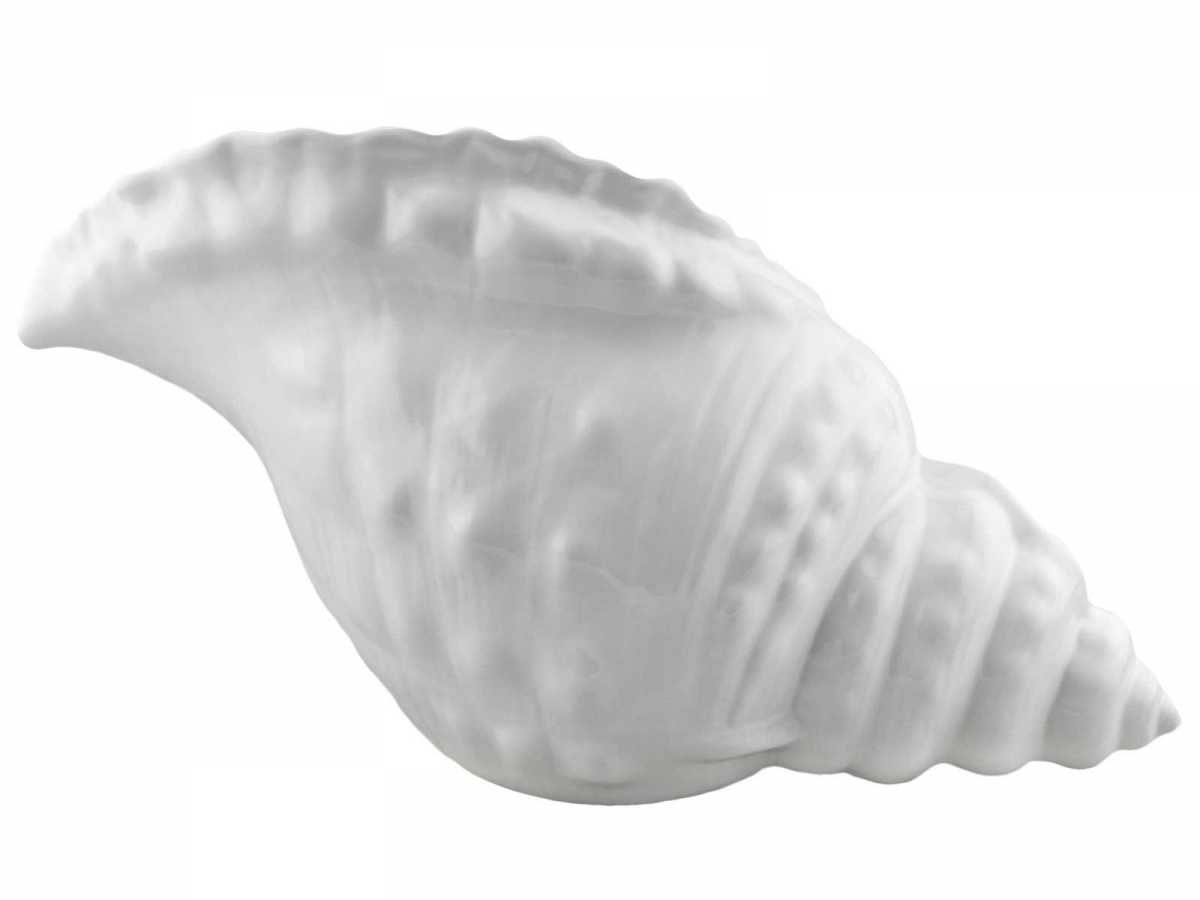 Muschelschale Giant Clam weiß | Keramik | von Flair