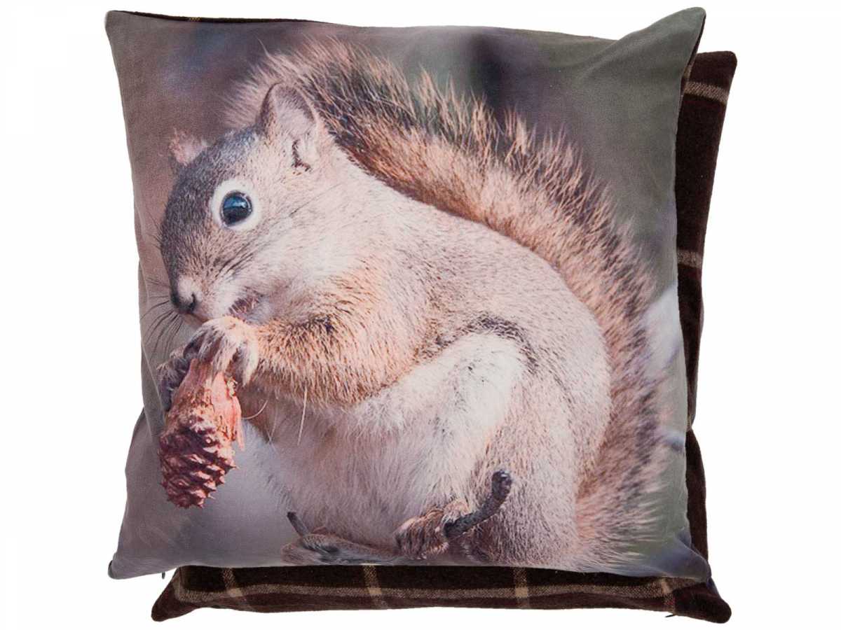Kissenhuelle mit Eichhörnchen-Motiv von Clayre and Eef