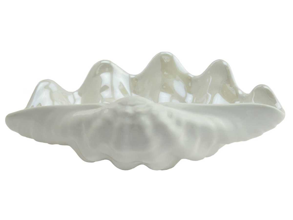 Muschelschale mit edler Perlmuttglasur | Homeimpressions