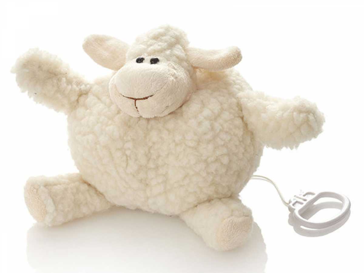 Schurwolle Einschlafmusik La Le Lu - Kuscheltier Schaf - von Hansen