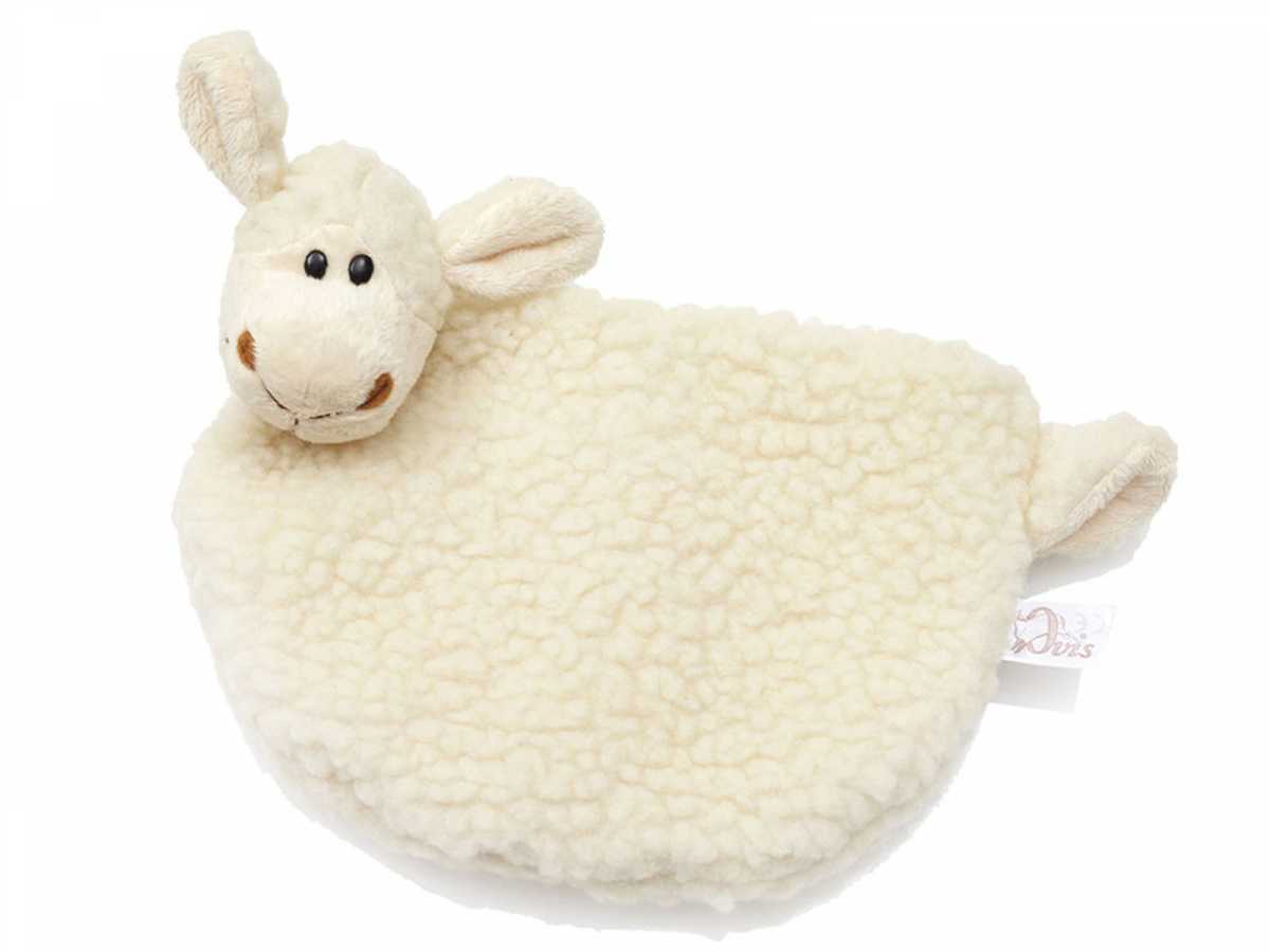 Schurwolle Schaf Bezug für Traubenkernkissen - Kuscheltier Schaf - von Hansen
